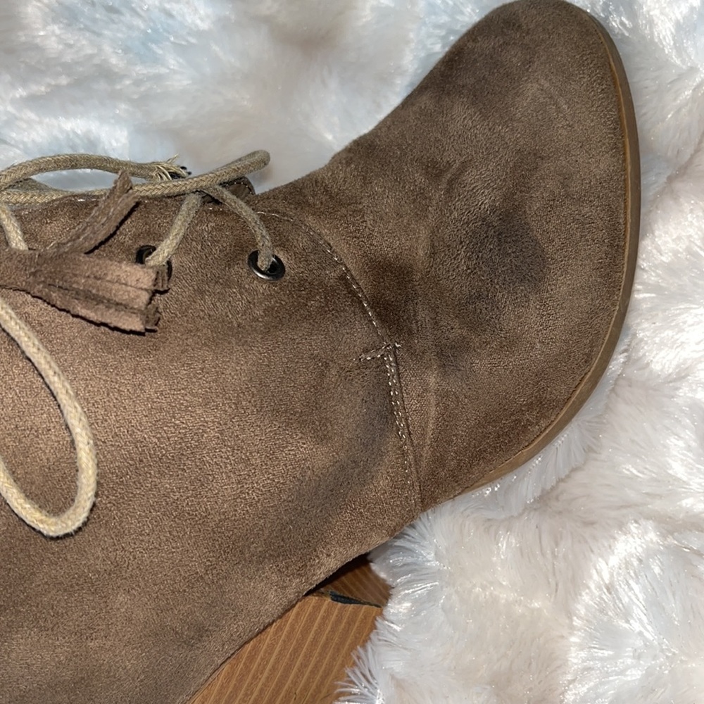 Brinley Co. Lace Up Ankle Bootie - Picture 6 of 15